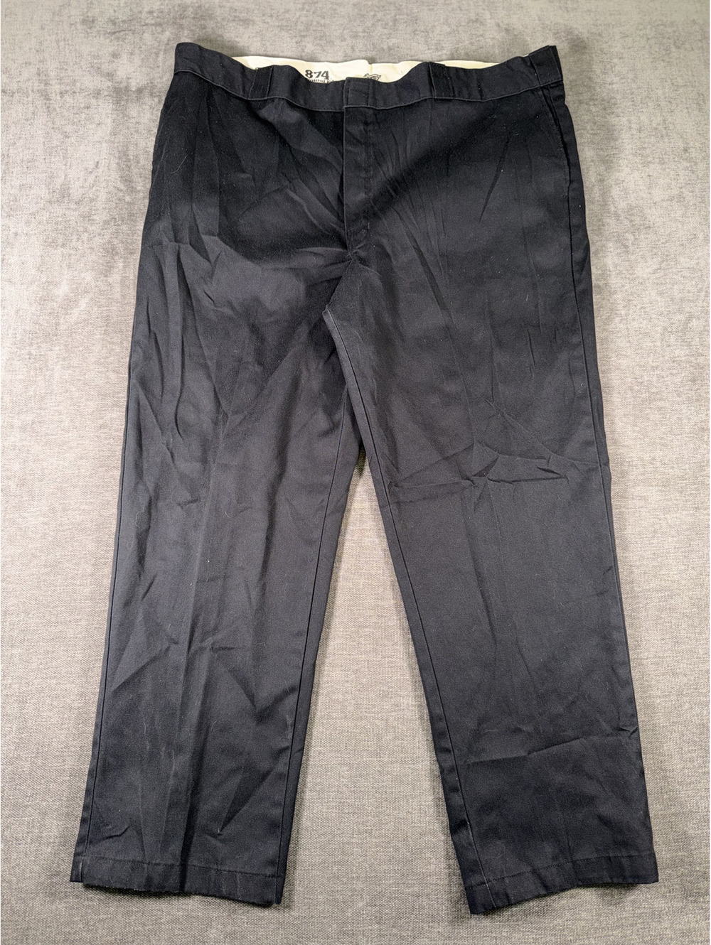 Dickies 874 Original Fit Black Work Pants Size 44x30